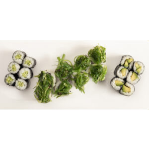 sushi set con 20 maki vegetariani
